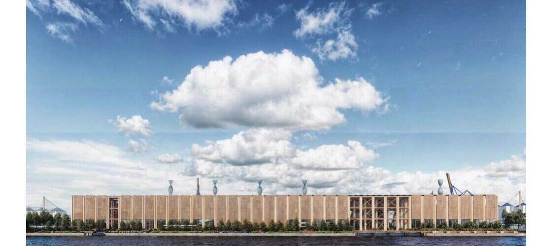 Le Havre Port Cultural Center, view from the sea
